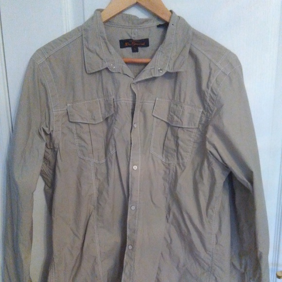 Ben Sherman gray shirt, L - Picture 1 of 7